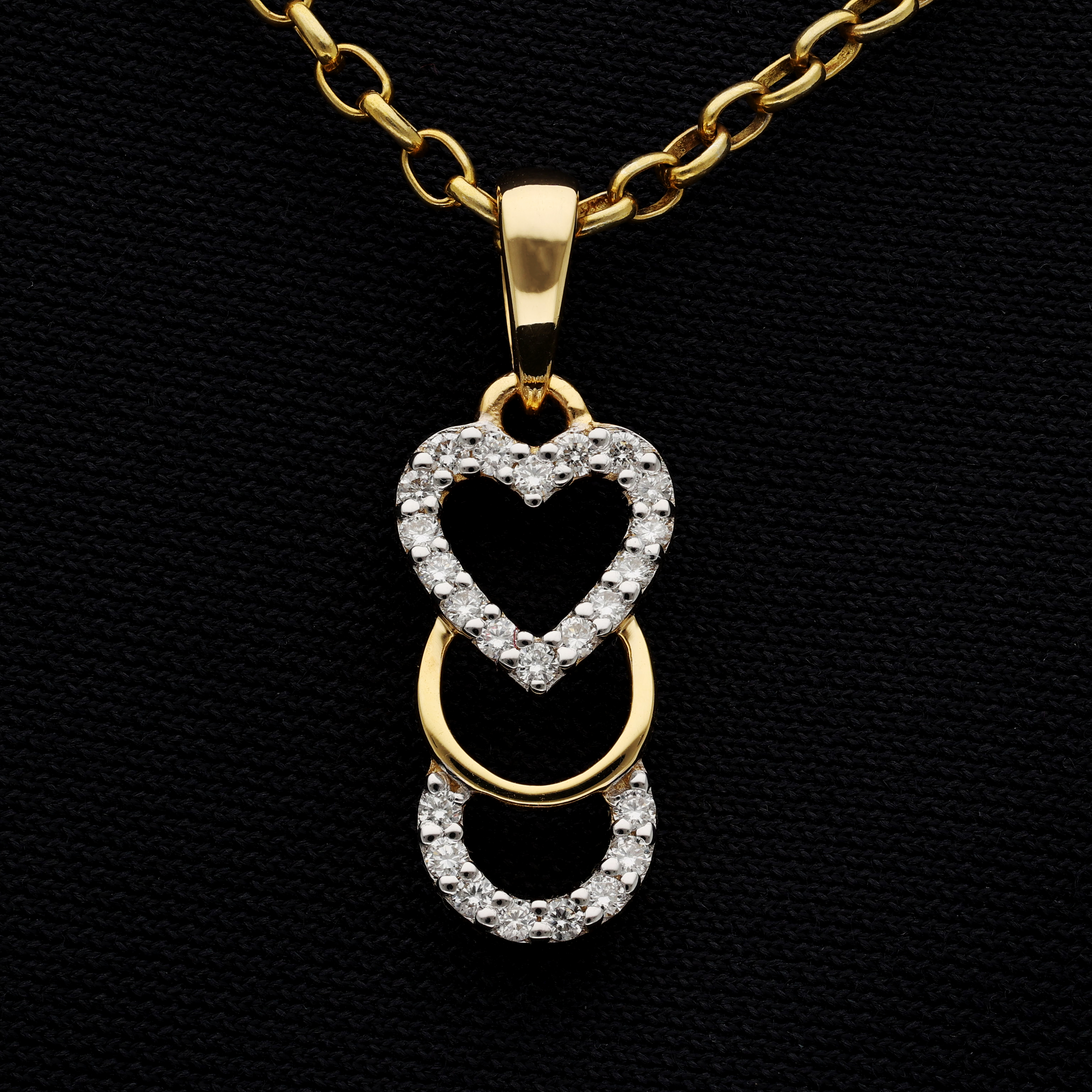 Lab Grown Diamond Heart Pendant